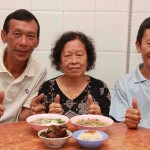 TRADITIONAL HAKKA YAM RICE WITH PORK MIXED SOUP PRACTISED BY LIM TICK YINN BEEN CARRIED ON TO HER 2ND GENERATION IN SOUTH MALAYSIA