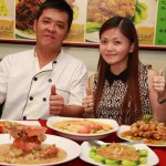 FAMOUS PRAWN CHEESE NOODLES PRESENT BY THE 20 YEARS EXPERIENCE CHEF AH LIANG IN THE MALAYSIA WORLD HERRITAGE CITY